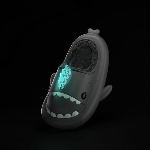 Sharkicks Basic - Hiver, Chaussons Requins Kaiju Nucléaire, Talon Ouvert